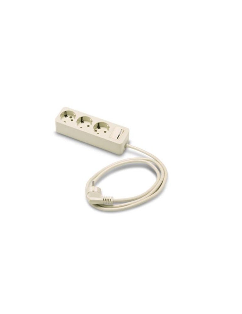 BASE 3 TOMAS/TT. C/INTERRUPTOR CABLE 1.5 M. 2623