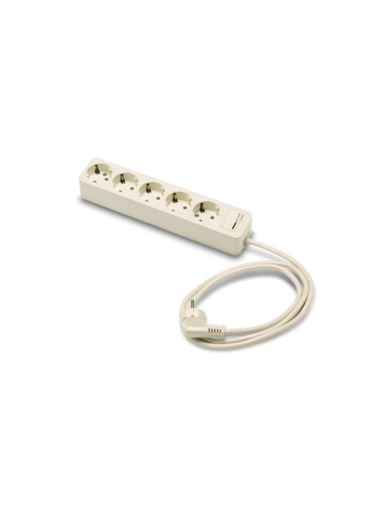 BASE 5 TOMAS/TT. C/INTERRUPTOR CABLE 1.5 M. 2625