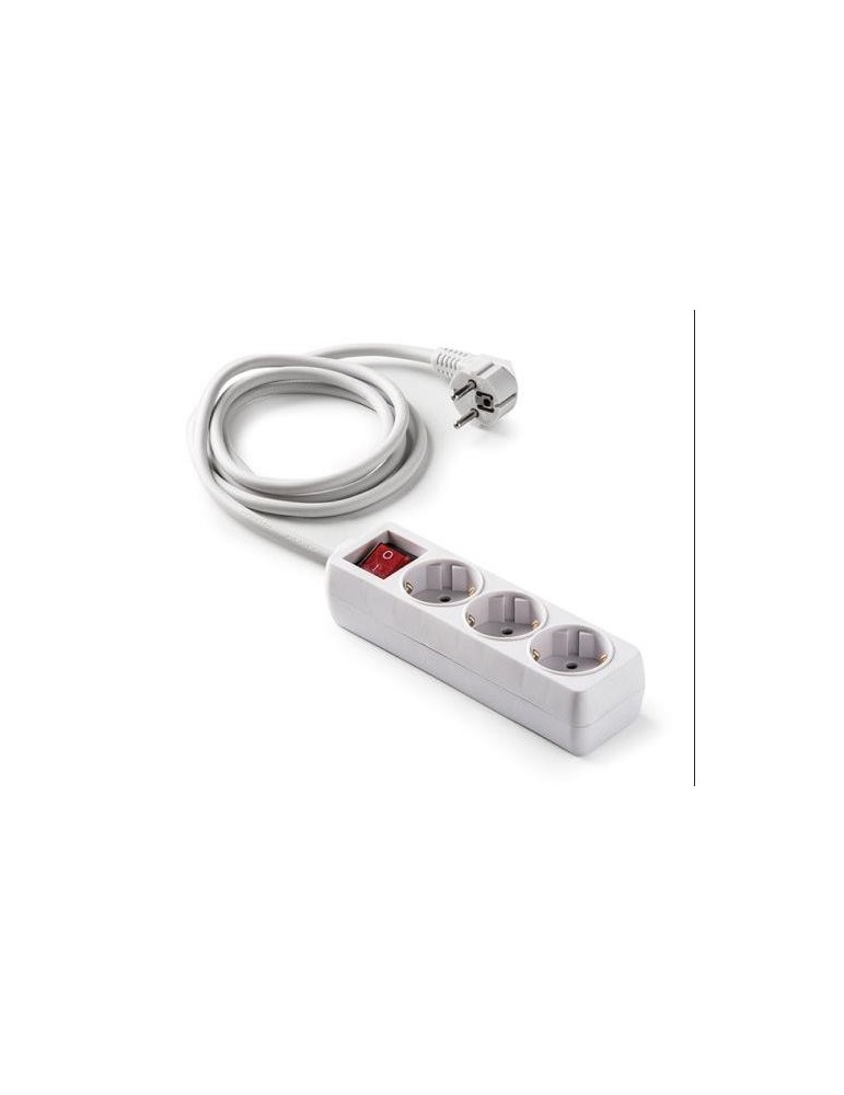 BASE 3 TOMAS/TT. CON INTERRUPTOR CABLE 3 M. 9/803