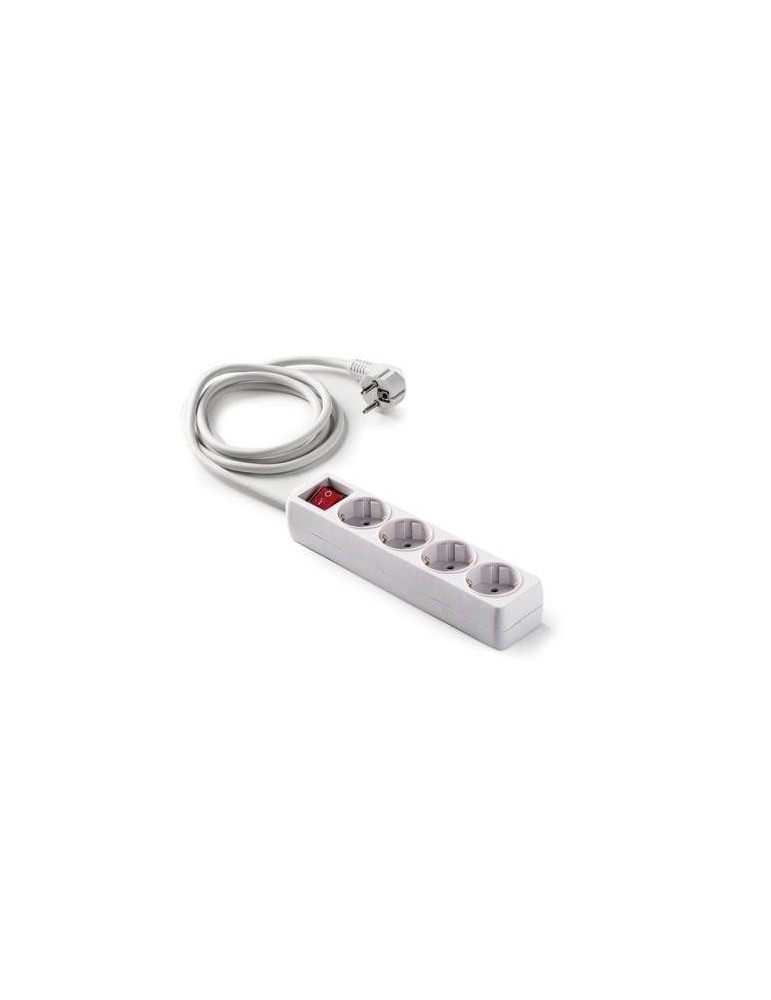 BASE 4 TOMAS/TT. CON INTERRUPTOR CABLE 3 M. 9/804