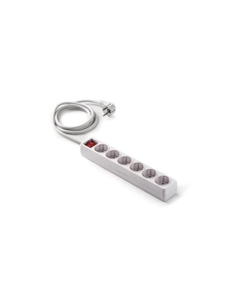 BASE 6 TOMAS/TT. CON INTERRUPTOR CABLE 3 M. 9/806