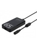 CARGADOR ALIMENTADOR NOTEBOOK 65W 7 ADAPTADORES