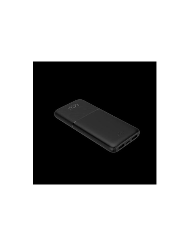 POWER BANK 10.000MAH TRIPLE SALIDA USB NEGRO