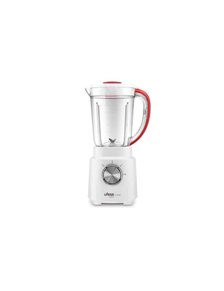 BATIDORA DE VASO 600W CORAL 1.5L 2VELOC+TURBO