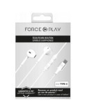 AURICULARES CON MICROFONO BLANCO F148131