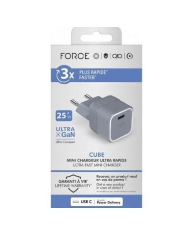 CARGADOR 25W PUERTO USB-C GRIS F152526