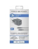 CARGADOR 20W 1 PORT C PD + CBL USB-C/USB-C 1.2M.