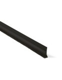 BURLETE SUELO DESNIVELADO PELO 100CM 18MM NEGRO