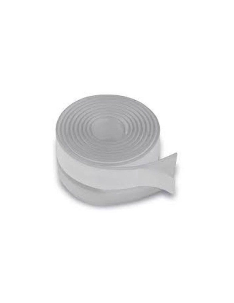 BURLETE PVC EXPANDIDO ADHESIVO 38MMX1M TRANSP.