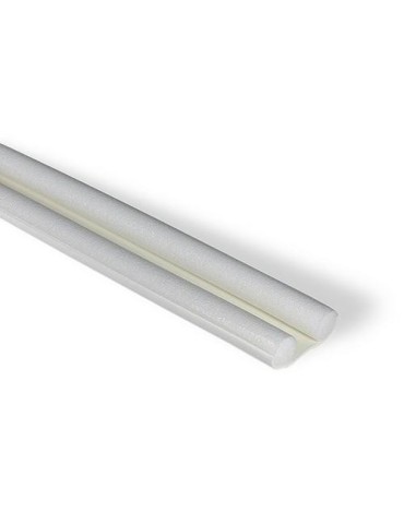BURLETE DOBLE BAJO PUERTA ESPUMA 95CM BLANCO