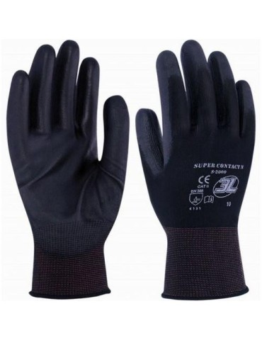 GUANTE SUPERCONTACT N BOLSON NEGRO T.9 SC-2000B