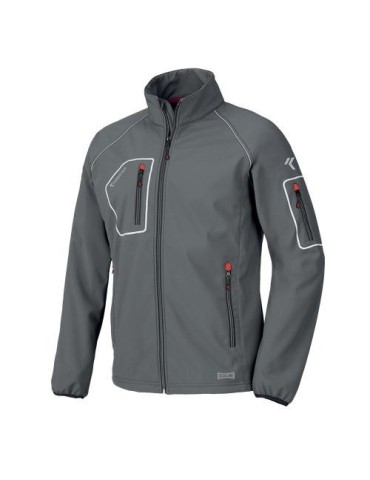 CHAQUETA JUST SOFTSHELL GRIS T.S 04515NB-080