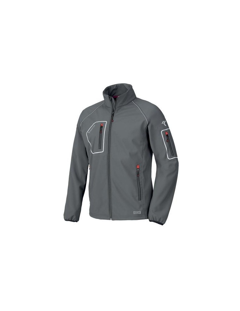 CHAQUETA JUST SOFTSHELL GRIS T.XL 04515NB-080