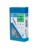 REMACHE INOX/INOX 4,0X10MM. ECOBLISTER (C-40)