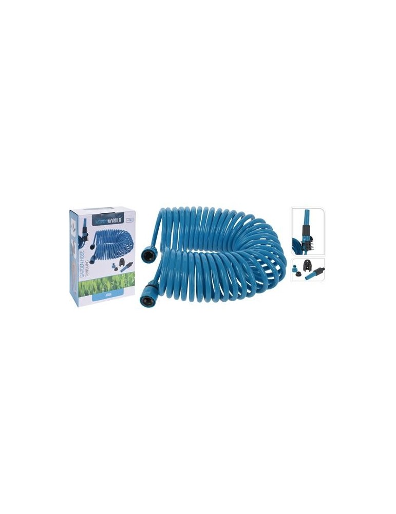 MANGUERA DE RIEGO 10M 11MM AZUL/GRIS