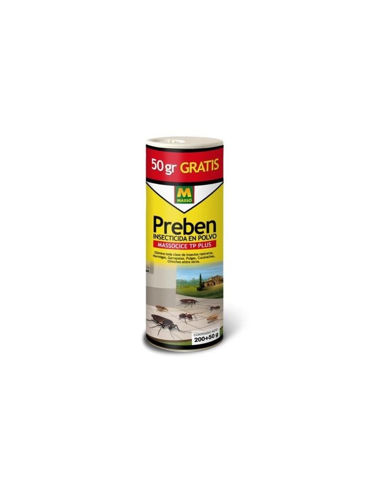 PREBEN ESPOLVOREO TALQUERA 250 GRAMOS