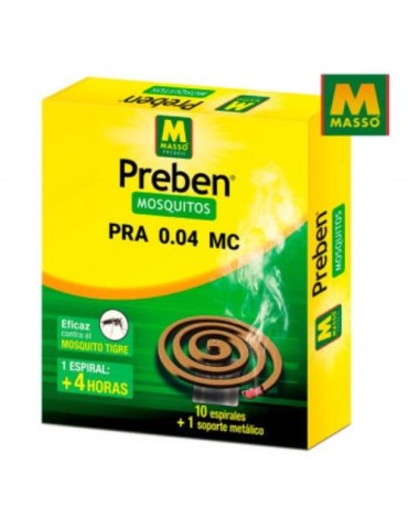 ESPIRAL ANTI-MOSQUITOS 10 UD+SOPORTE 231453