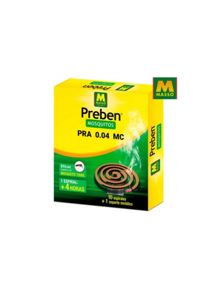 ESPIRAL ANTI-MOSQUITOS 10 UD+SOPORTE 231453
