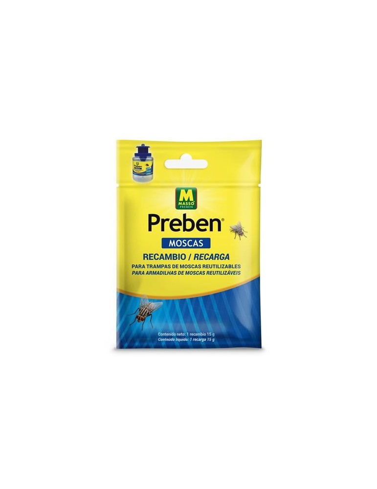 RECAMBIO PARA TRAMPAS DE MOSCAS PREBEN 231744