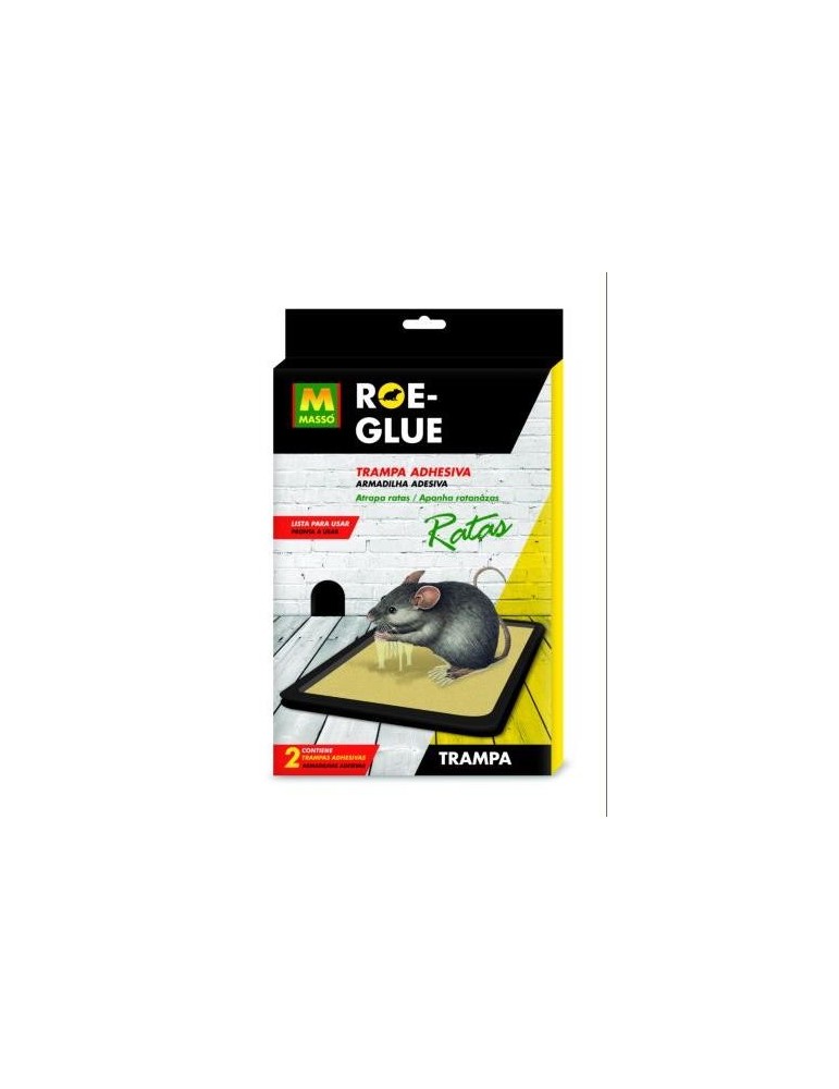 TRAMPA ADHESIVA RATAS ROE GLUE (2) 231556