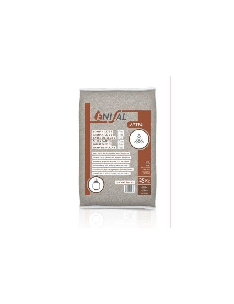 SORRA SILICE ENISAL SECA FINA SACO 25KG. 3855