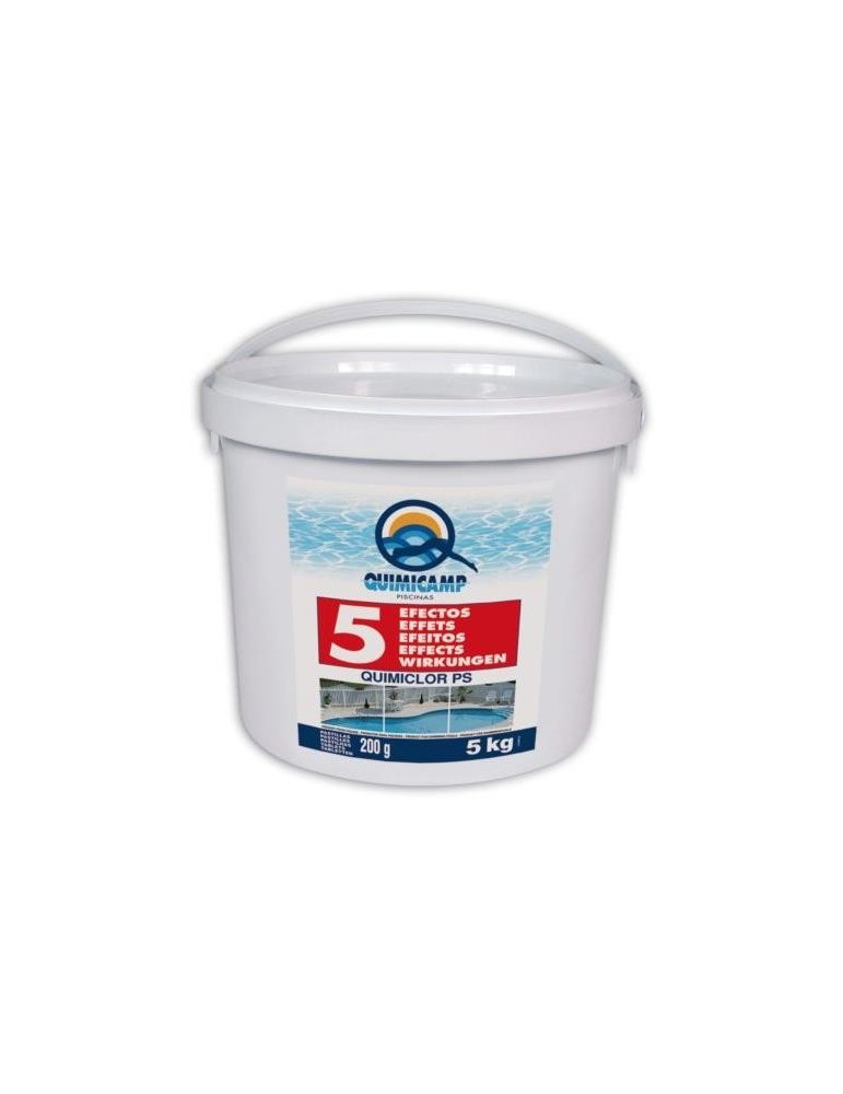QUIMICLOR 5 EFECT. TAB.200 GR. 5KG.