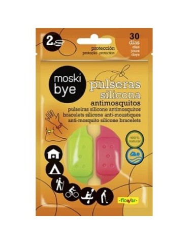 PULSERA SILICONA ANTIMOSQUITO 2UD 1-20562