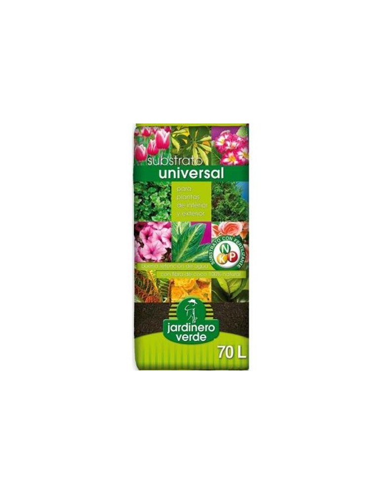 SUBSTRATO UNIVERSAL JARDINERO VERDE 70L.