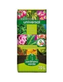 SUBSTRATO UNIVERSAL JARDINERO VERDE 70L.