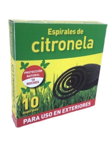ESPIRALES CITRONELA ANTIMOSQUITOS 10UDS.   359