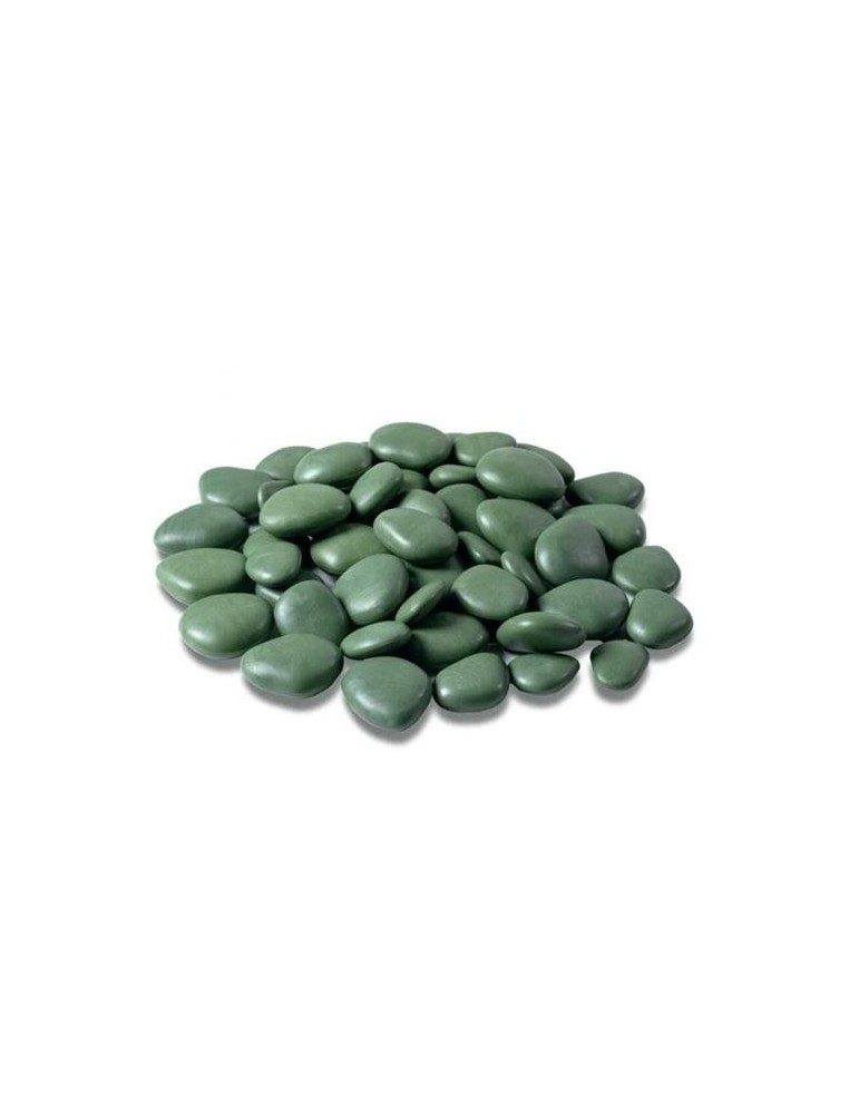 PIEDRAS DECORARIVAS PLASTICO (24UDS)  VERDES