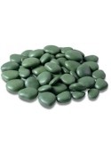 PIEDRAS DECORARIVAS PLASTICO (24UDS)  VERDES