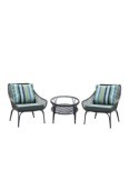 SET GANDIA (1 MESA 2 SILLAS) RATAN PLANO GRIS