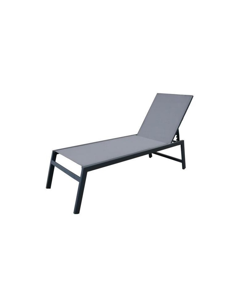 TUMBONA ALUMINIO GRIS CLARO 203X64X43CM 890684