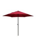 PARASOL ACERO ROJO DIAMETRO 2.7M 893414