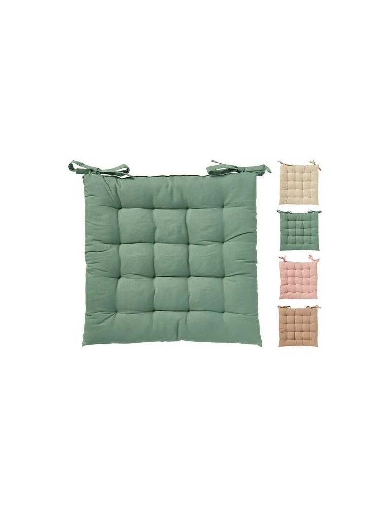 COJIN SILLA CUADRADO D40CM COLORES SURTIDOS