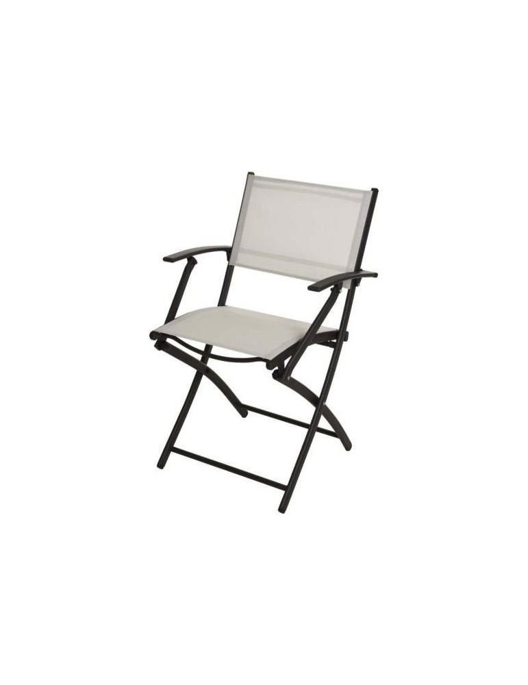 SILLA PLEGABLE ACERO Y TEXTILENE BLANCO X60000180