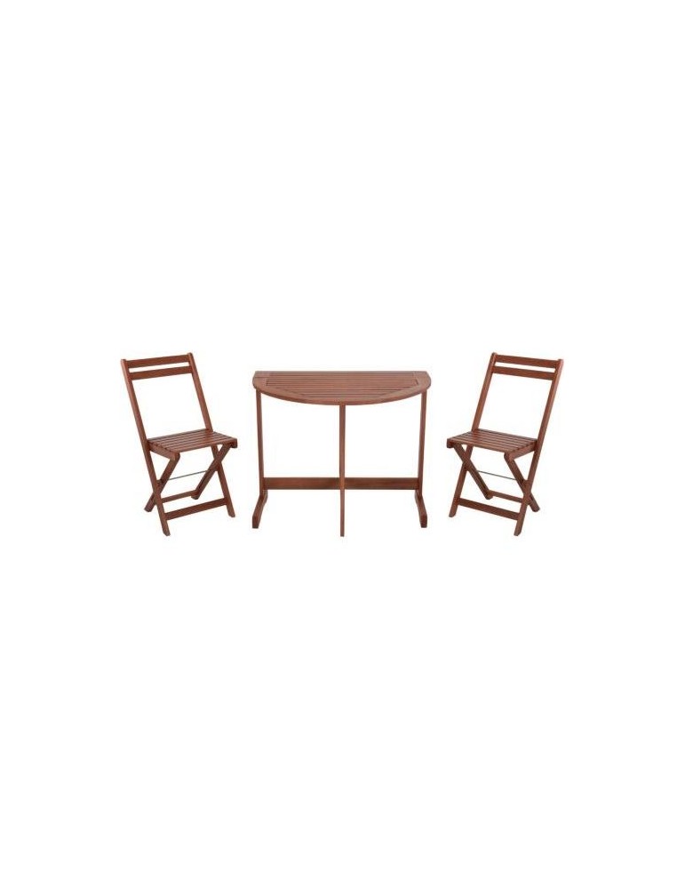 CONJUNTO BISTRO 1 MESA 2 SILLAS ACACIA VT2200290