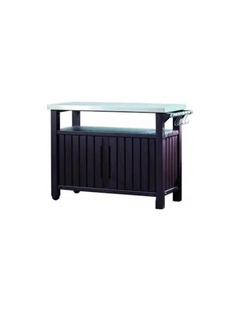 MUEBLE PARA BARBACOA BBQ WHOLE STEEL TOP UNITY