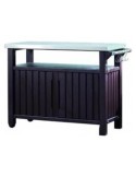 MUEBLE PARA BARBACOA BBQ WHOLE STEEL TOP UNITY