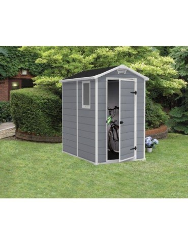 CASETA RESINA C/SUELO 130X195X198CM GRIS