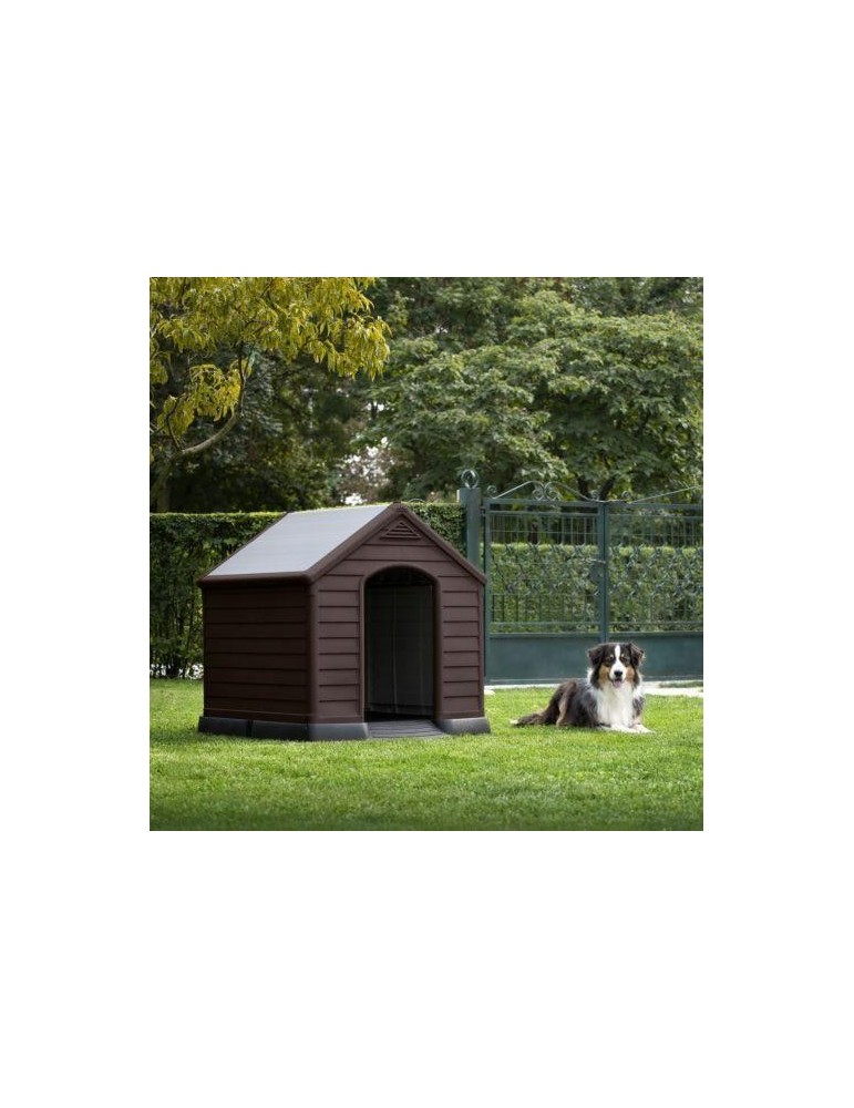 CASETA PERRO RESINA 95X95X99CM. 247446