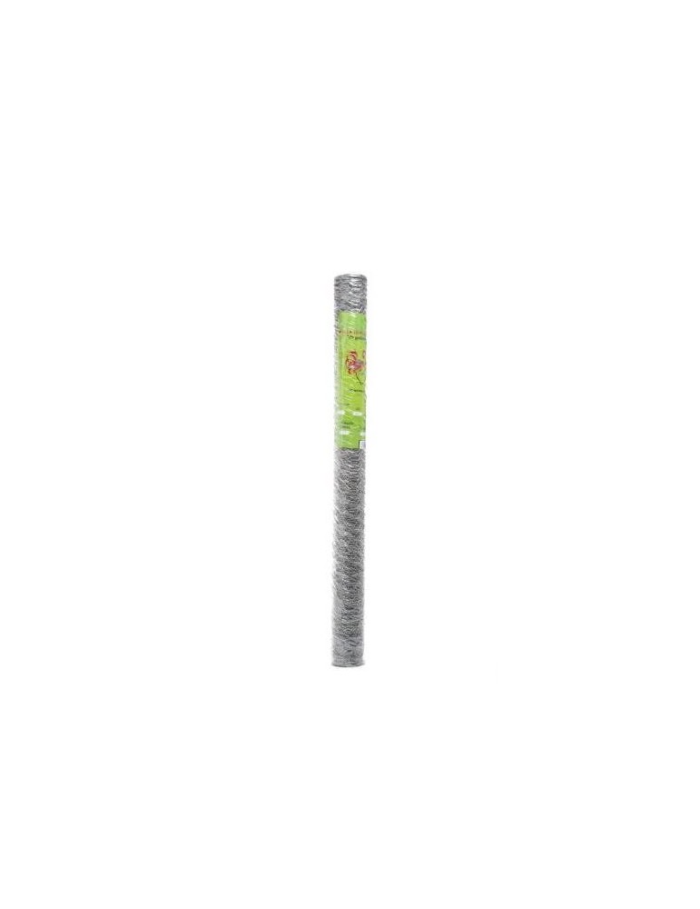 ROLLO TRIPLE TORSION GALVANIZADA Nº13 1X10M