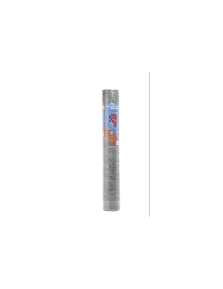 ROLLO TRIPLE TORSION GALVANIZADA Nº50 25X1M