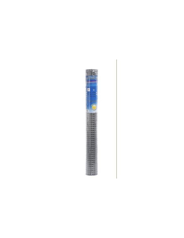 ROLLO MALLA SOLDADA GALVANIZADA 19X19MM 1X10M