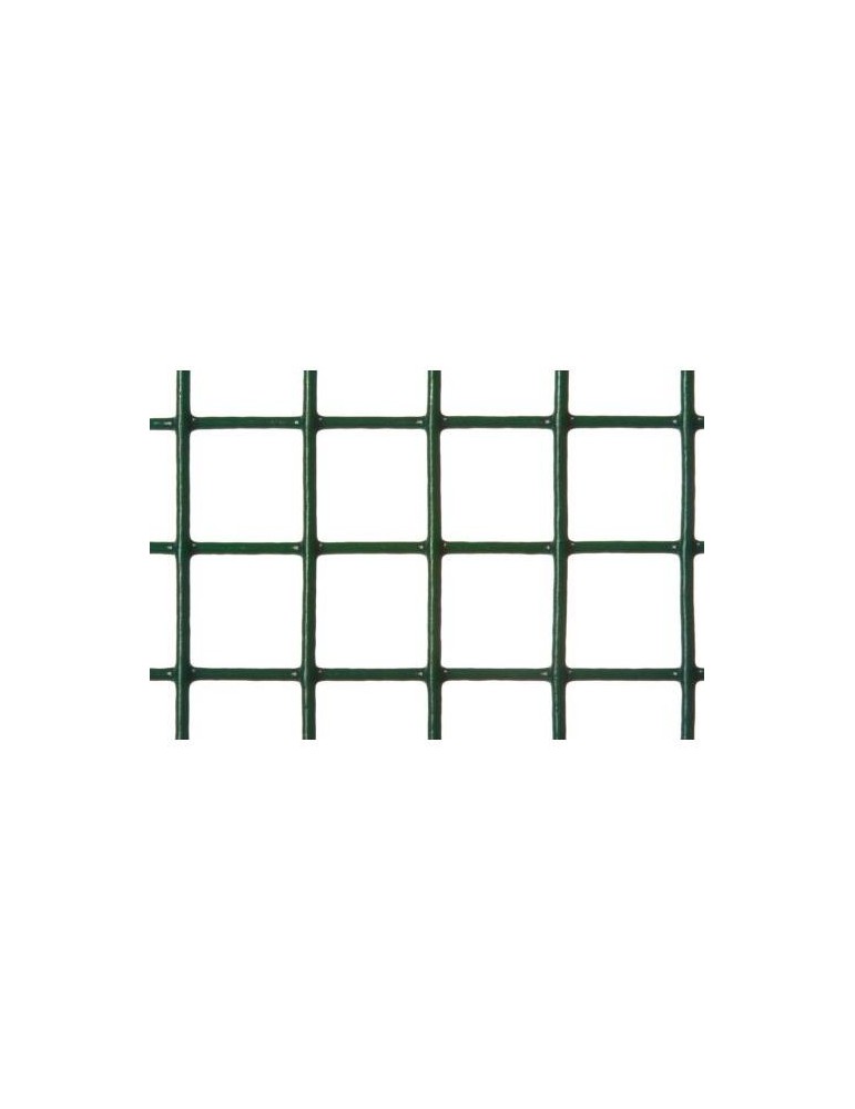 ROLLO MALLA SOLDADA GALVAN.PLAST.VDE. 25X25MM 5X1M