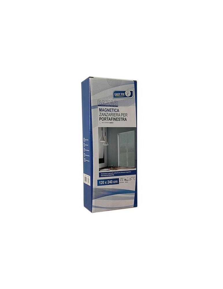 MOSQUITERA MAGNETICA PUERTA 120X240 NEGRO