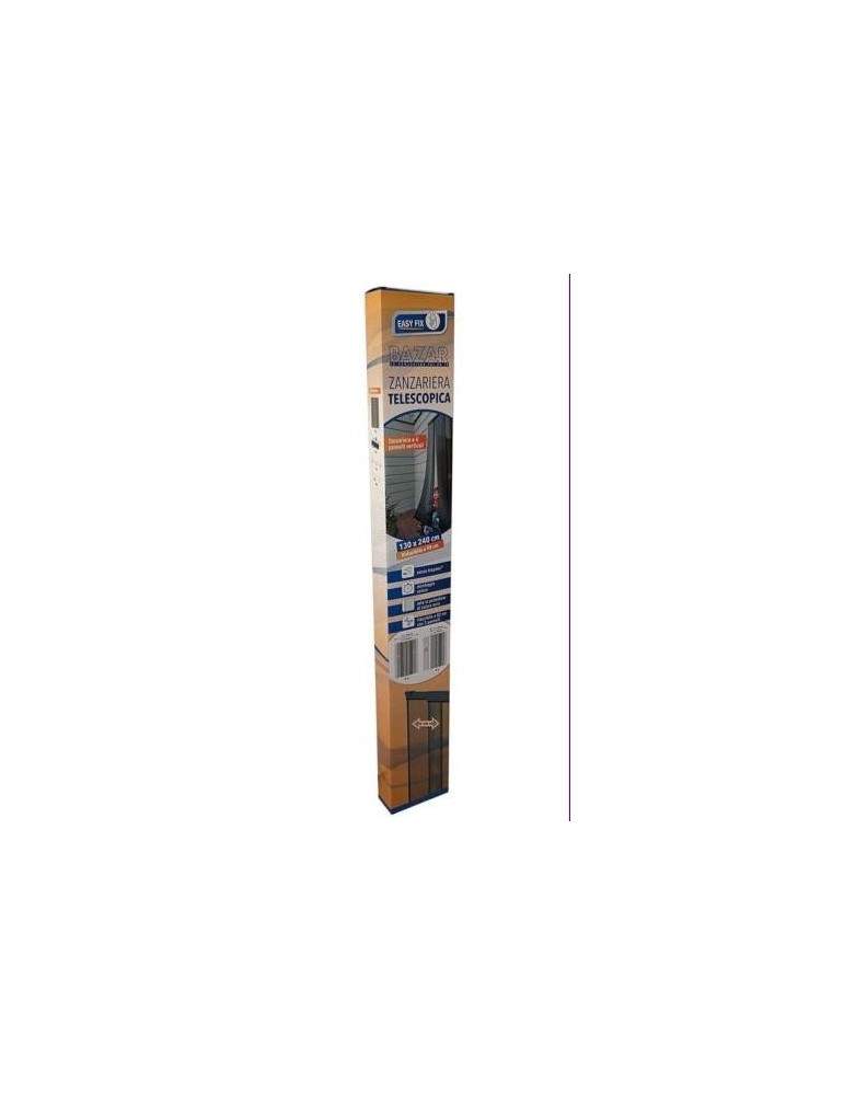 MOSQUITERA PANELES TELESCOPICA 130 X 240CM.