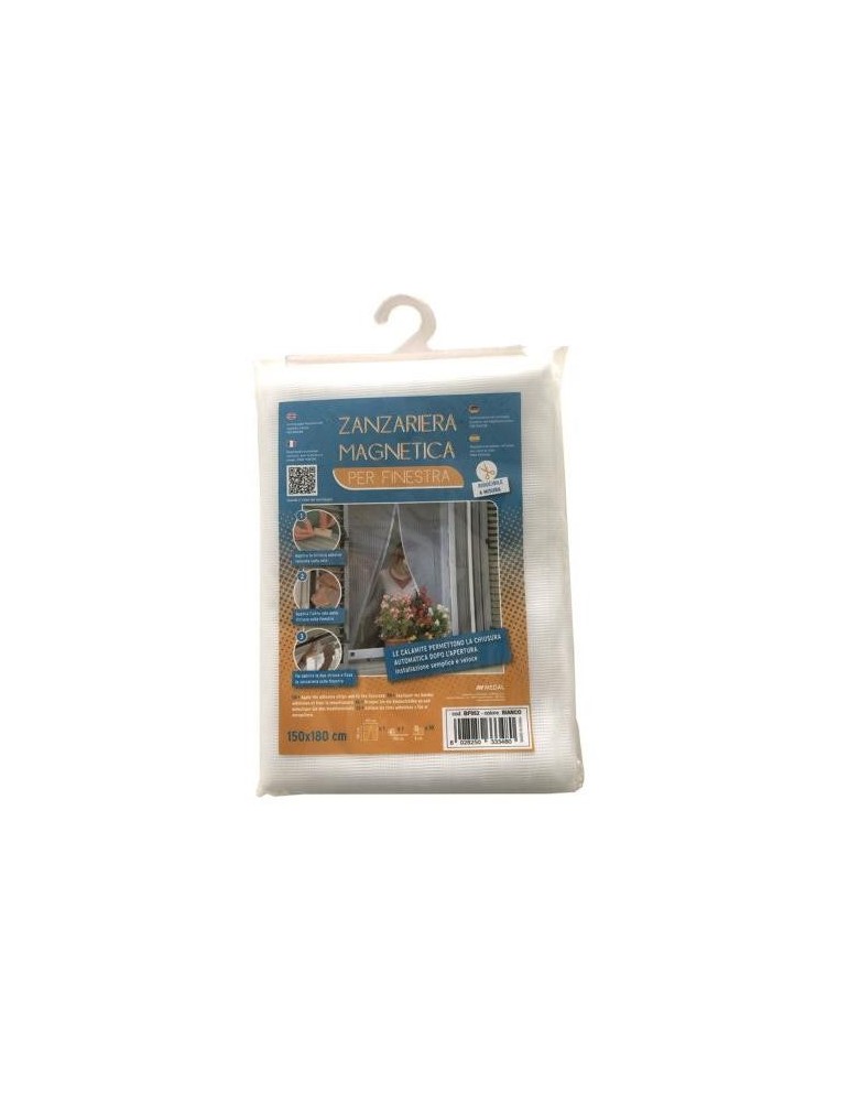 MOSQUITERA MAGNETICA PARA VENTANA 150X180 BLANCA