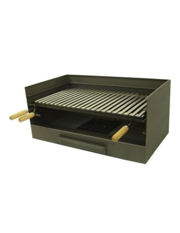 CAJON BARBACOA CON PARRILLA INOX. 61X40X33CM.71515